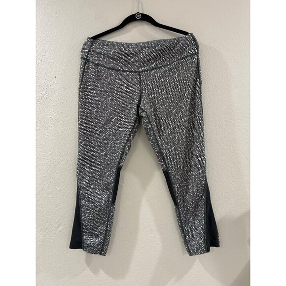 Nike Capri leggings women's printed Dri Fit capri athletic pants size large - Picture 3 of 8